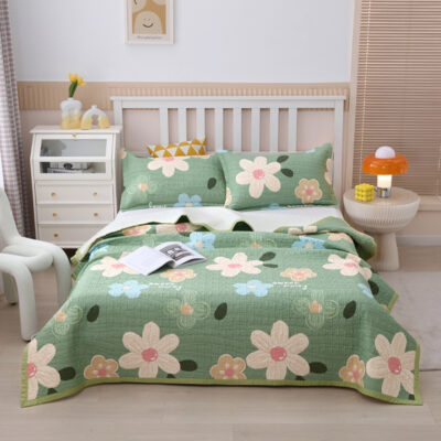 New Cotton Bed Cover Three-piece Set