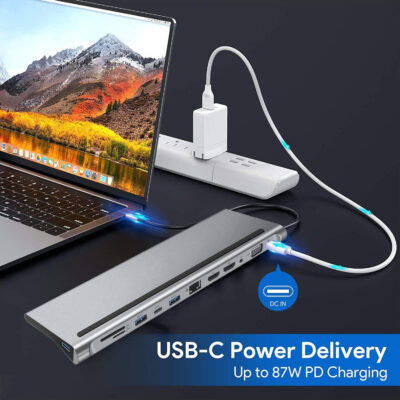 Multipower Dock USB-C To Double PD Fast Charge